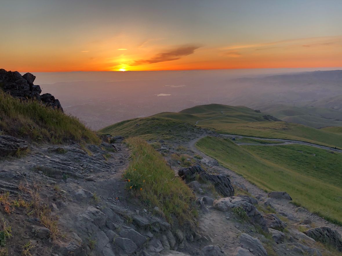 View from Mission Peak Fremont